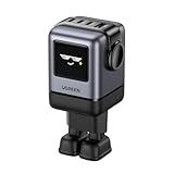 UGREEN UNO USB C Ladegerät 100W GaN Netzteil 4-Port Schnellladegerät LED Display Robot Charger...