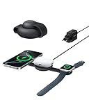 Anker MagGo 3-in-1 Kabellose Ladestation (mit EU/US/UK Stecker), MagSafe-Kompatibles...