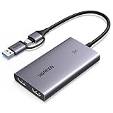 UGREEN Video Capture Card und 4K Loop Out, HDMI auf USB 3.1 Gen 1 Video Capture Card mit 2K 30Hz...