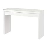 IKEA-Malm-Schminktisch weiß weiß mit Glasplatte 120 x 41 x 78 cm