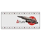 Borderlands 3 'Atlas Mousepad für Tastatur und Maus schwarz, Bedruckt, aus 100 % Kunststoff, in...