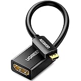 UGREEN 4K 60Hz Micro HDMI auf HDMI Adapter 3D 1080P HDMI Typ D auf A Micro HDMI Adapterkabel...