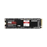 Samsung 990 PRO NVMe M.2 SSD , 1 TB, PCIe 4.0, 7.450 MB/s Lesen, 6.900 MB/s Schreiben, Interne SSD...