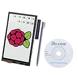 ELEGOO Display 3.5' Zoll TFT LCD Touch Screen Monitor 480x320 für Raspberry Pi mit Allen Daten und...