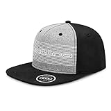 Audi collection Unisex 3132102500 Snapback Cap Quattro Basecap Baseballkappe Kappe, schwarz, 55-59