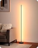 EDISHINE Stehlampe Wohnzimmer, LED Stehlampe Dimmbar, 3000K warmweiße Stehleuchte mit...