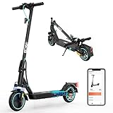 RCB Elektroroller,E-Scooter mit Straßenzulassung (ABE),20 KM/H, Faltbar,APP-Verbindung,Vorn und...