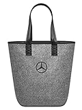 Mercedes-Benz Collection Einkaufstasche in grau | Einkaufstasche aus Filz | Farbe: grau/silber |...