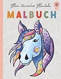 Mein tierisches Mandala Malbuch: 50 Tiermandalas für Kinder ab 6 Jahren, Kreativität fördern mit...
