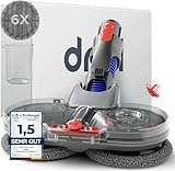 Dripl Wischaufsatz für Dyson V7/V8/V10/V11/V15/Gen5 Staubsauger, Elektrischer Bodenwischer mit...