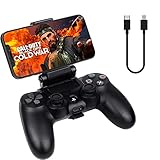 Vivideox P-S-4-Controller Telefon Halterungs Clip für Remote Play, Smartphones Gaming Klemm...