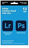 Adobe Creative Cloud Foto-Abo mit 20GB: Photoshop und Lightroom | 1 Jahreslizenz | PC/Mac | Key Card...