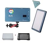 Falcon Eyes F7 RGB 12W LED Auf Kamera-Licht RGB Videoleuchten Eingebaute Batterie Pocket Size...