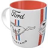 Nostalgic-Art Retro Kaffee-Becher, Ford Mustang – Logo – Geschenk-Idee für Auto Zubehör Fans,...