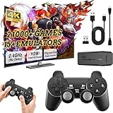 Retro Konsole Spielkonsole Retrolink Game Stick, 22.000+ Spiele mit 2 Wireless Controllern, HDMI...
