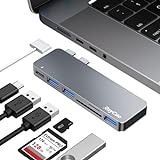 USB C Hub Adapter für MacBook Pro M1/ MacBook Air M1 2020 2019 2018 13' 15' 16', USB-C Zubehör...