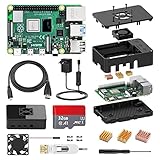 STUUC Raspberry Pi 4 Model B 8GB Ram mit 32GB Speicherkarte, Raspberry Pi 4B Kit mit Quad-Core A72...