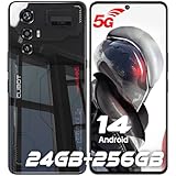 CUBOT MAX 5 (2024) 5G Smartphone Ohne Vertrag - 24GB+256GB Handy Ohne Vertrag, 6.95“ FHD+(144Hz)...