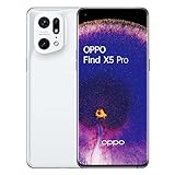 OPPO Find X5 Pro Smartphone, 50 MP Dreifachkamera, 5.000 mAh Akku mit 80W Schnellladen, 6,7 Zoll 120...