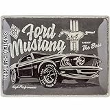Nostalgic-Art 23311 Retro Blechschild Ford Mustang – The Boss – Geschenk-Idee für Auto Zubehör...