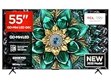 TCL 55Q6C 55 Zoll QD-Mini LED Fernseher, 4K HDR Premium 1000nits, Smart TV mit Google TV (Dolby...