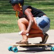 Skateboard mit Elektroantrieb fährt 36 km/h