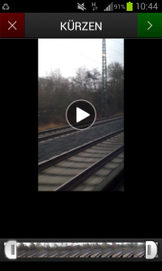 Viddy - Video schneiden