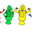Originalskizze vom Android-Maskottchen