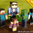 App für Minecraft Papercraft