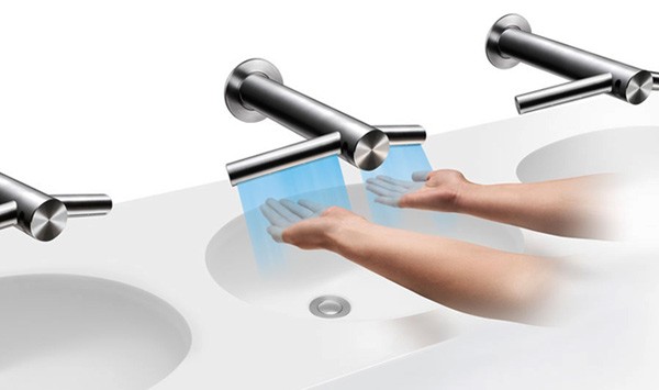 Der händetrocknende Wasserhahn von Dyson