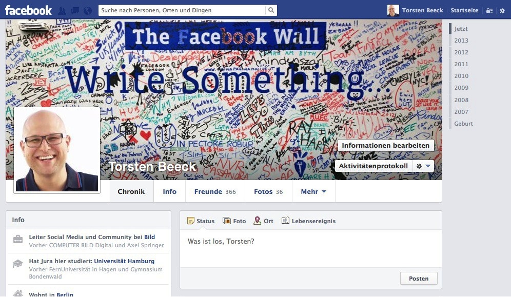 Facebook: Neue Profile und veränderter Newsfeed