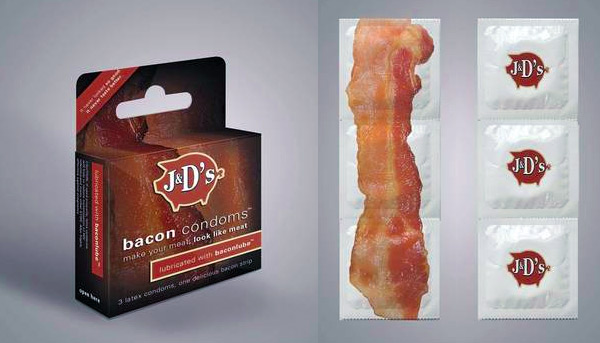 [Fundstück] Bacon-Kondome