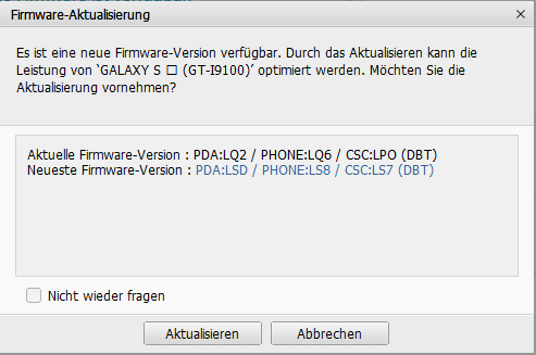 Galaxy S2: Android 4.1.2 jetzt auch in Deutschland