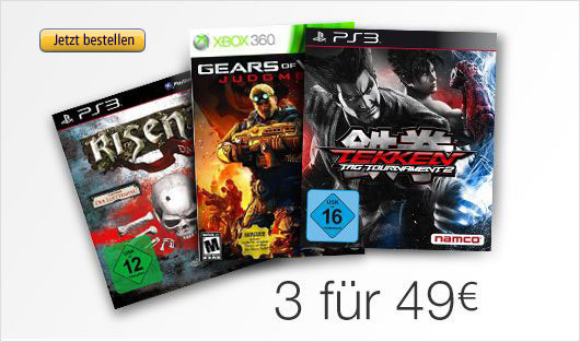 3 Games für nur 49 Euro