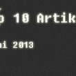 [Überblick] Top 10 Artikel im Juni 2013