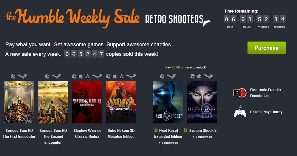 Humble Weekly Sale KW 37: Retro Shooters