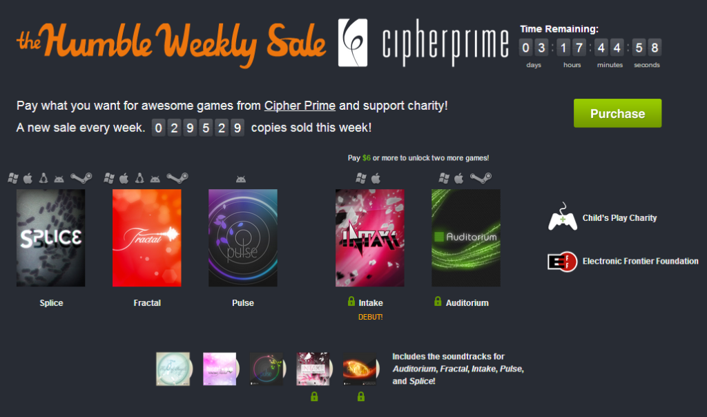 Humble Weekly Sale KW 43: Cipher Prime