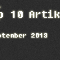 [Überblick] Top 10 Artikel im September 2013