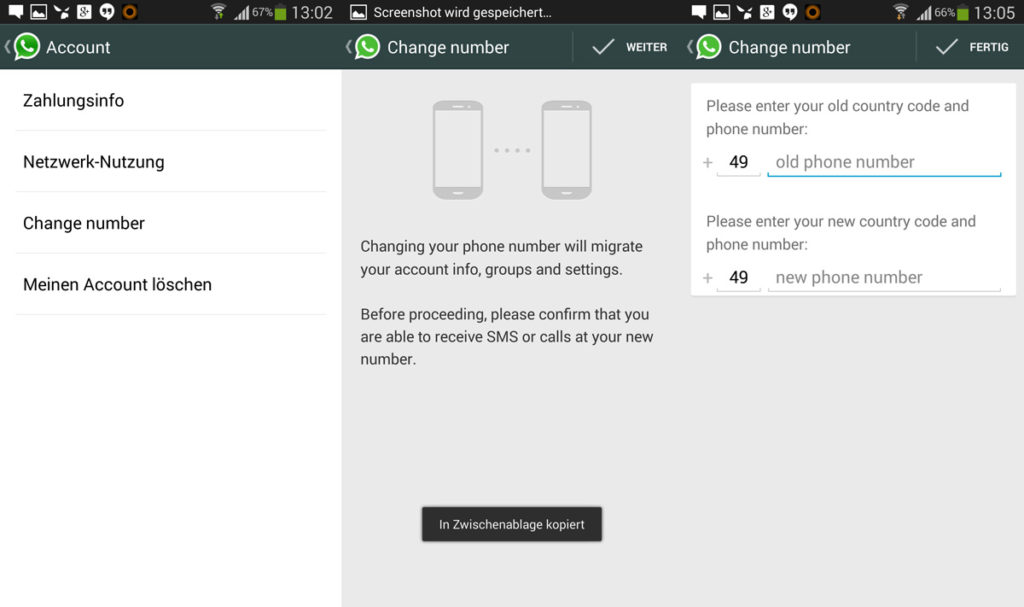 WhatsApp: Änderung der Rufnummer bald möglich