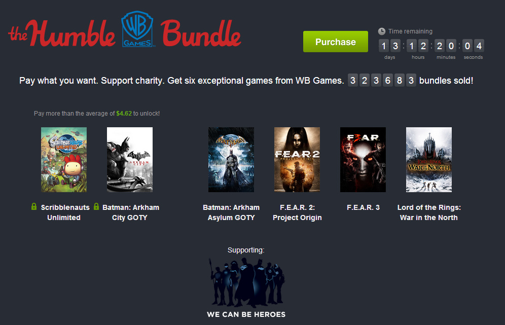 Humble Bundle: WB Games