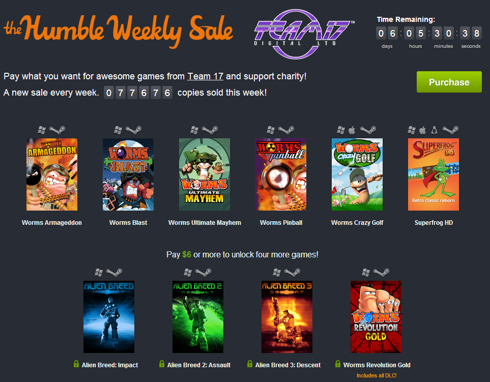 Humble Weekly Sale KW 44: Team 17