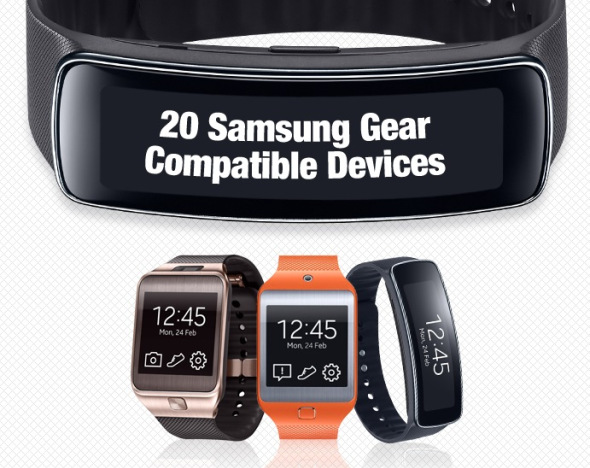 Samsung: Diese Geräte sind mit der Gear 2 / Fit kompatibel