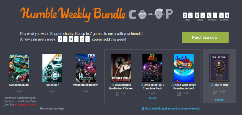 Humble Weekly Bundle Co-op