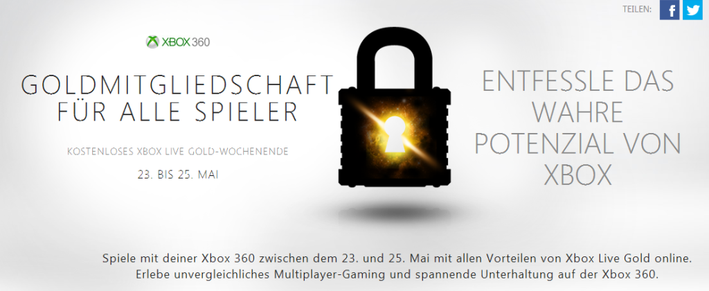 Xbox Live Gold Wochenende