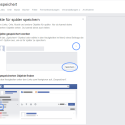 Facebook Funktion "Gespeichert"