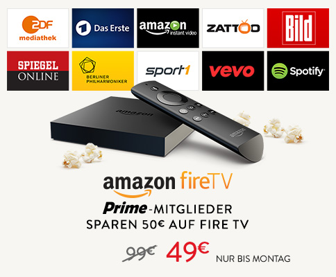 Amazon fireTV jetzt auch in Deutschland erhältlich