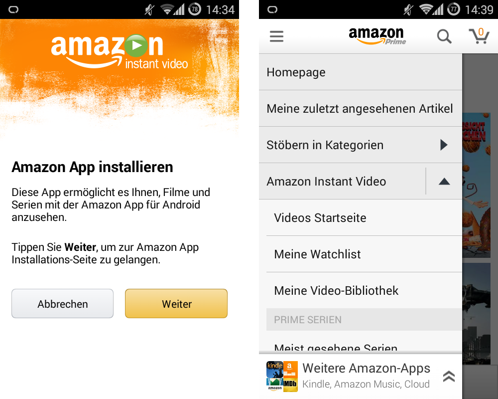 Amazon Instant Video: Die Android-App ist da!