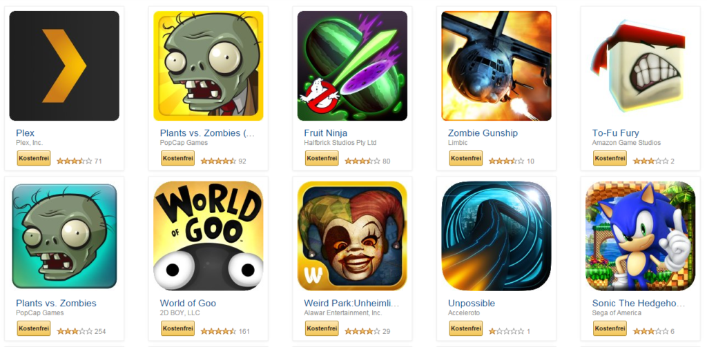 Amazon: 40 gratis Apps bis zum 01.11.2014