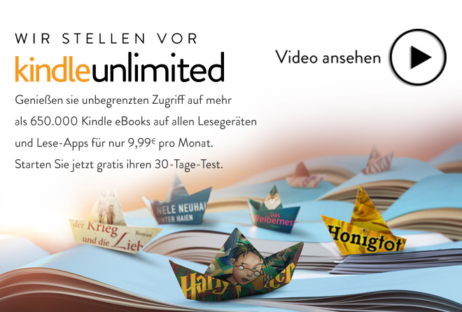 Amazon: Kindle Unlimited startet offiziell in Deutschland