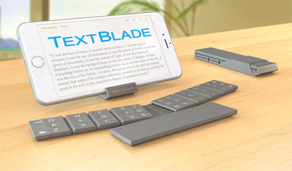 TextBlade: Stylishe Tastatur für iOS und Android